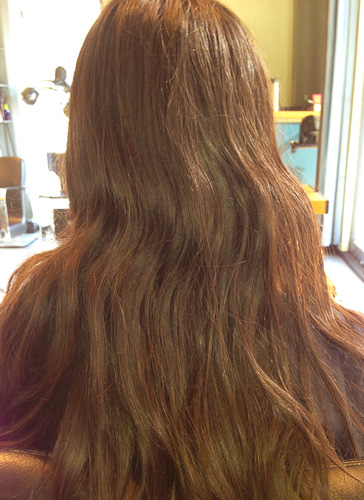 Frizzy Hair Before Hair Straightening Treatment